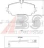 A.B.S. 37336 OE Brake Pad Set, disc brake